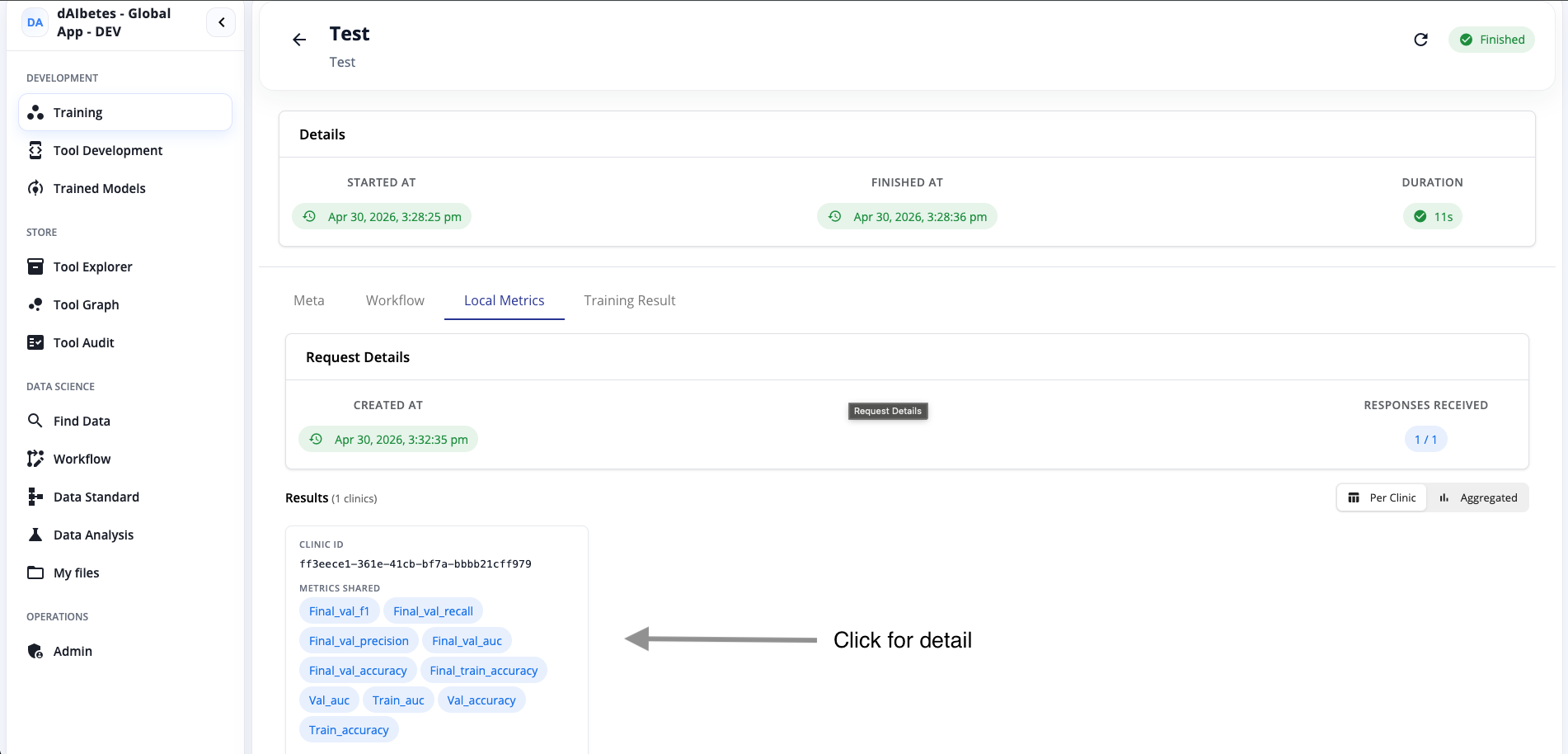 Metrics details