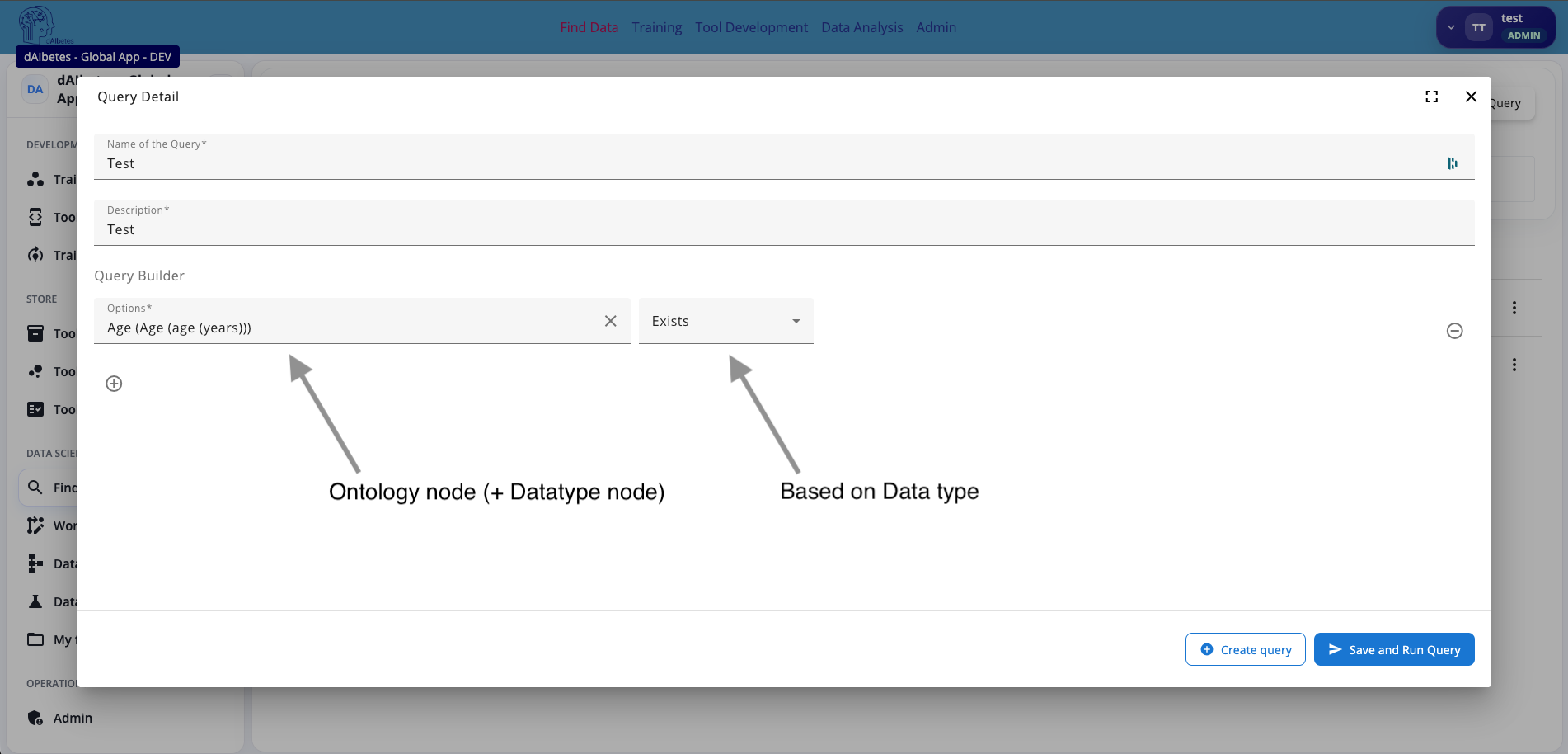 Create query Create query