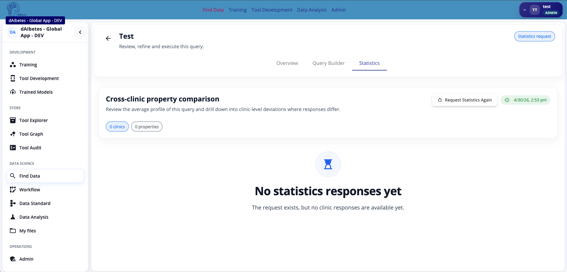 Request statistics Request statistics