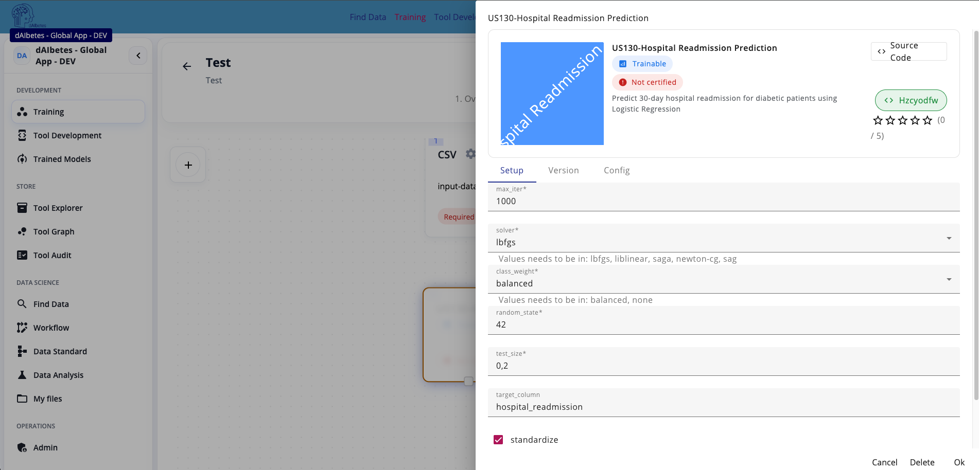 Configure hyperparameters Configure hyperparameters